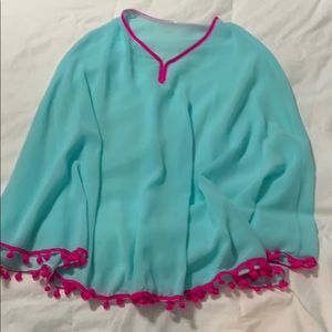 Boutique seafoam cape